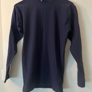 Under Armour Blue Long Sleeve Tee Crew Neck
